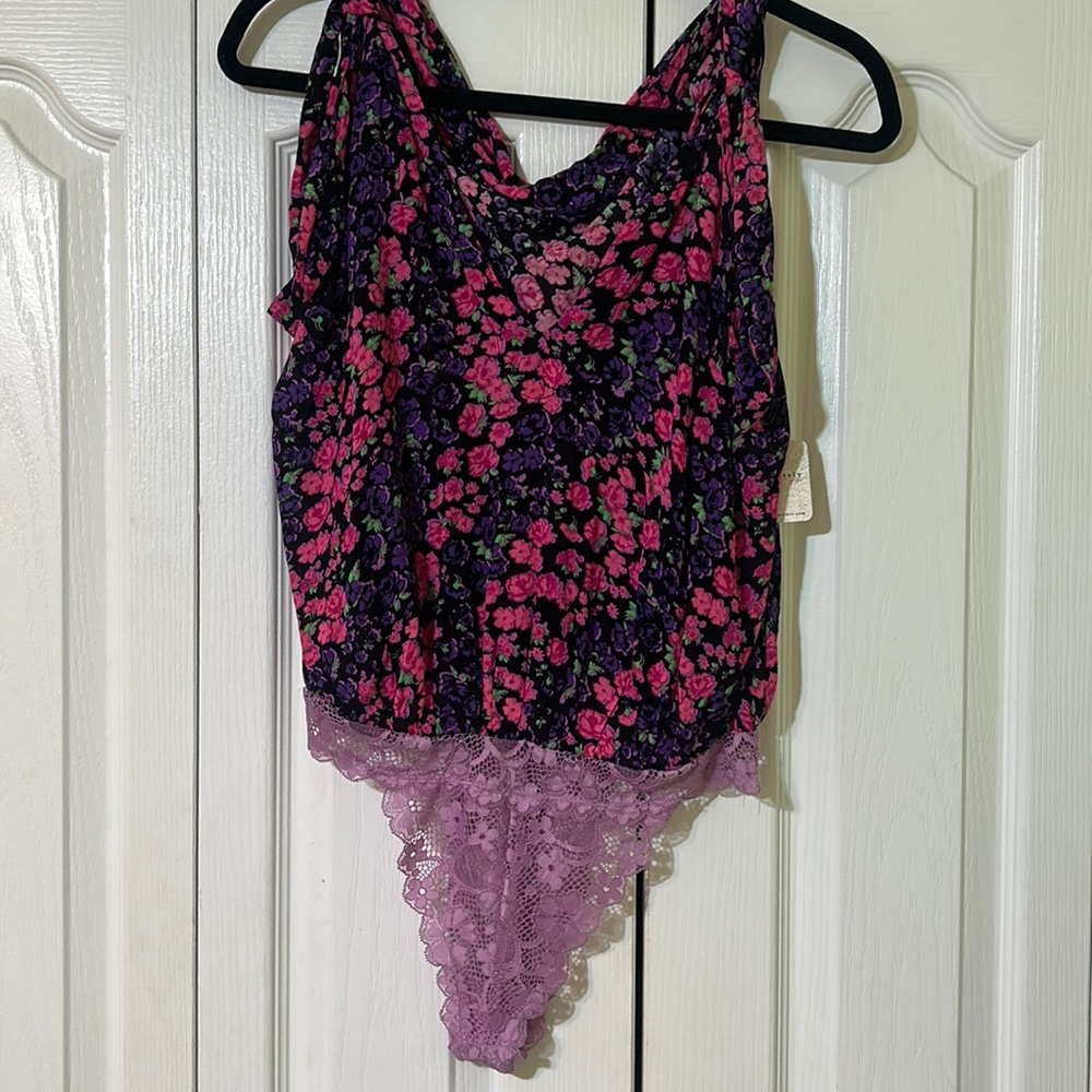 Free People Bare It All Bodysuit